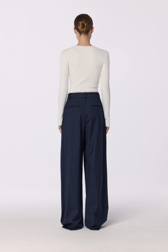 Relaxed wool pants - photo 4
