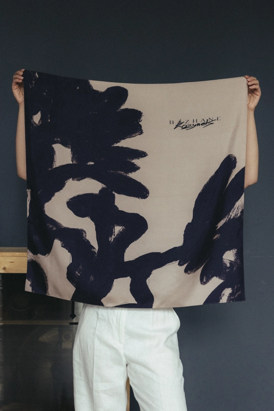 Shawl Bazhane & Kozynets Chrysanthemum Noir - photo 3