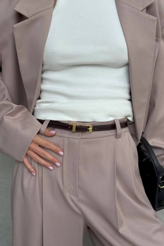Leather belt - photo 4