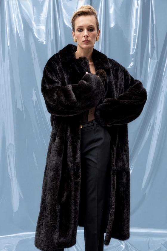 Vintage mink coat BlackGlama - photo 4