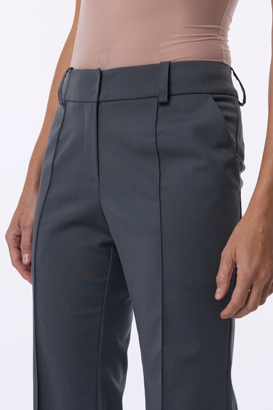 Bell bottom woolen trousers - photo 5