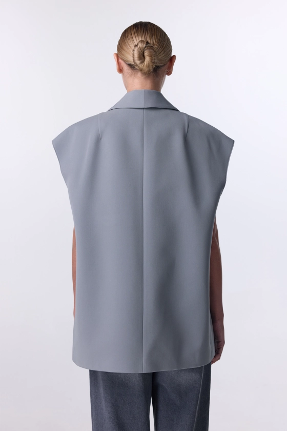 Oversized cotton vest - photo 4