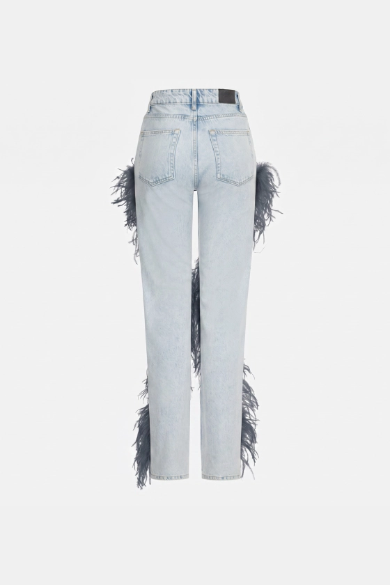 Feather jeans - photo 2
