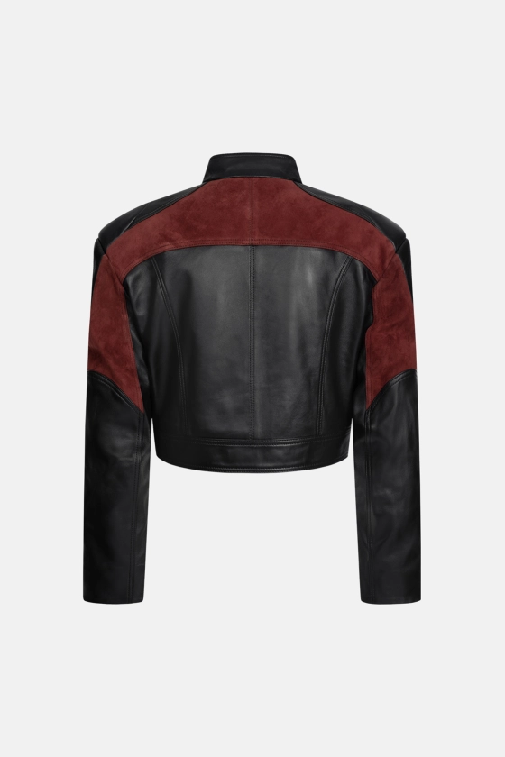 Split leather jacket - photo 2
