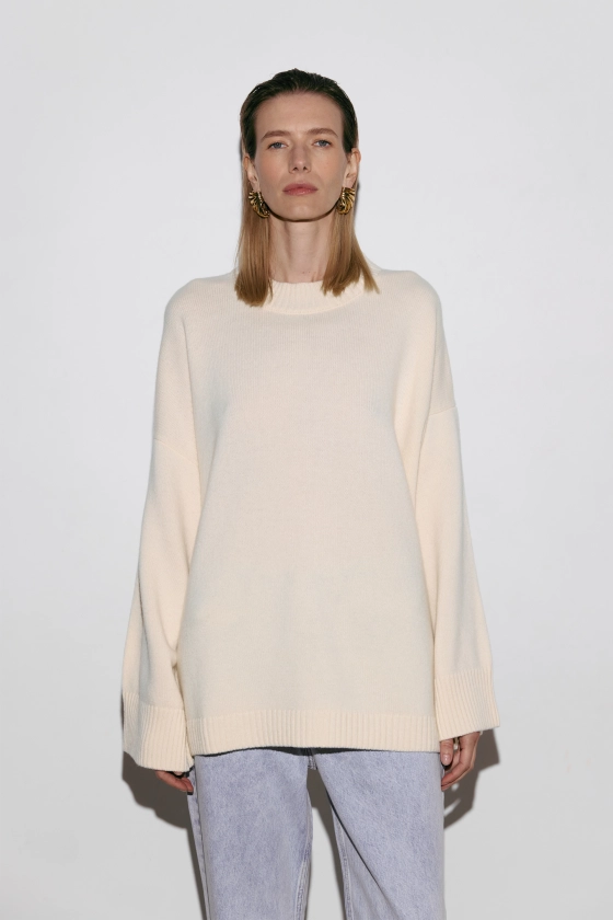 Oversized elongated sweater - photo 3