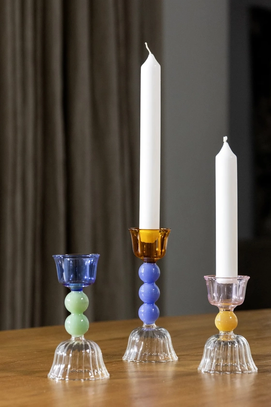Candle holder perle large - photo 2