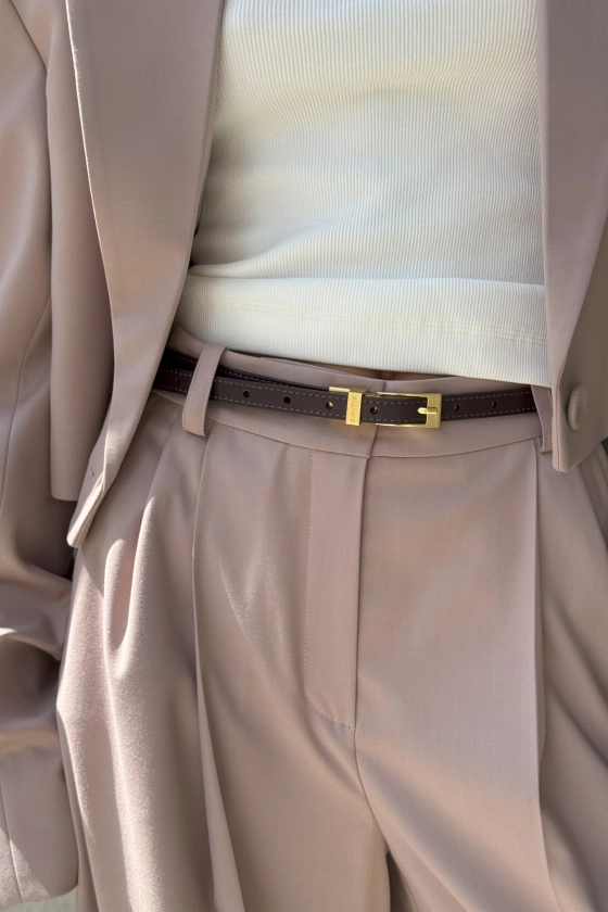 Leather belt - photo 2