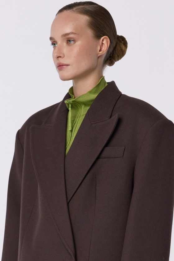 Oversized straight-cut coat - photo 7