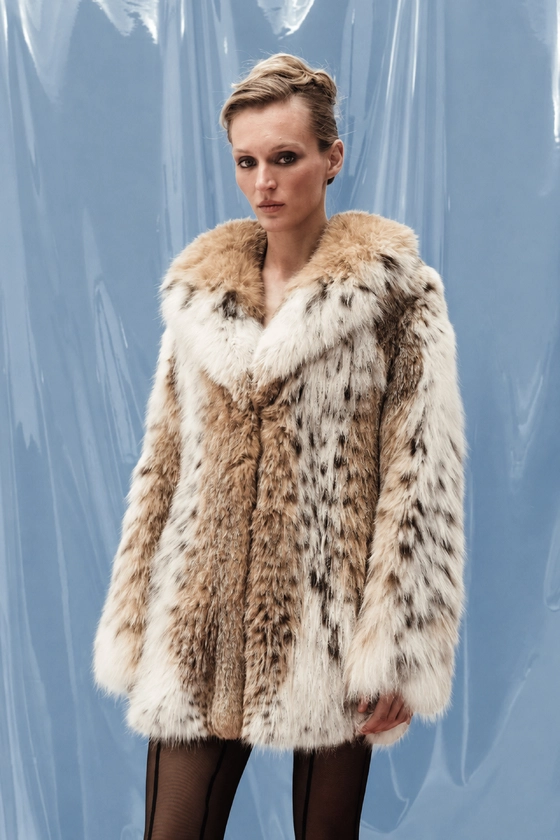 Vintage lynx fur coat - photo 3