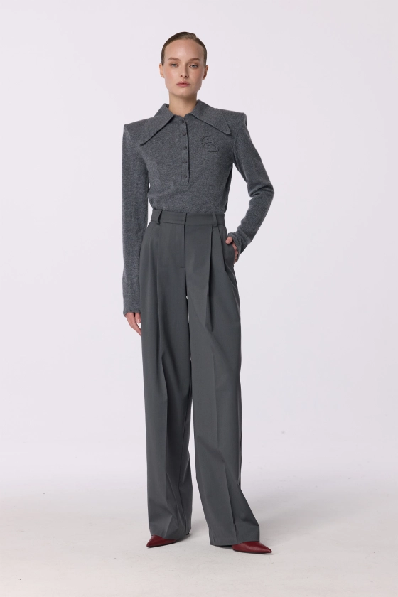 Relaxed wool pants - photo 3