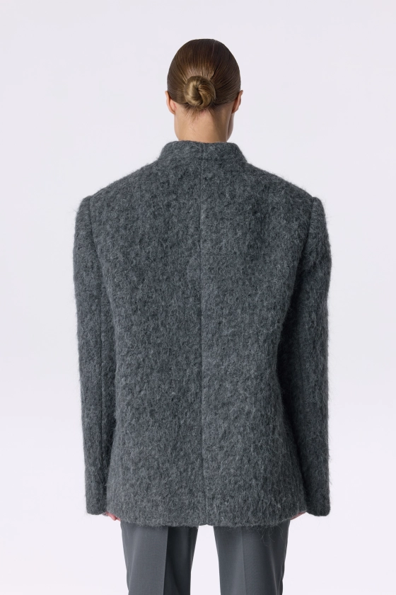 Lucid alpaca coat-jacket - photo 4