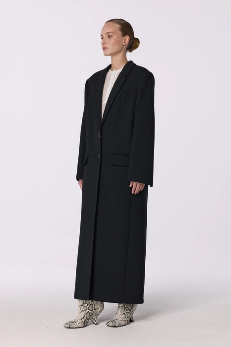 Straight cut coat