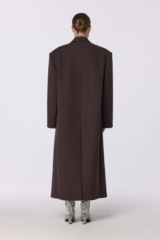 Oversized straight-cut coat - photo 5