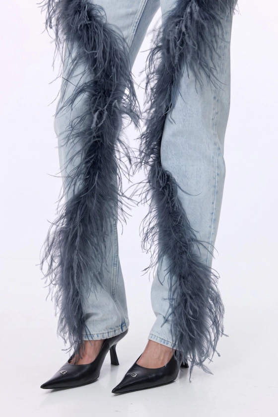 Feather jeans - photo 5
