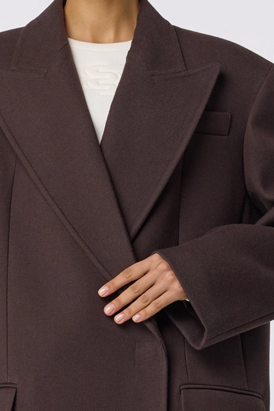 Oversized straight-cut coat - photo 8