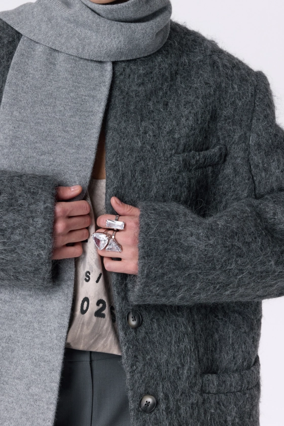 Lucid alpaca coat-jacket - photo 5
