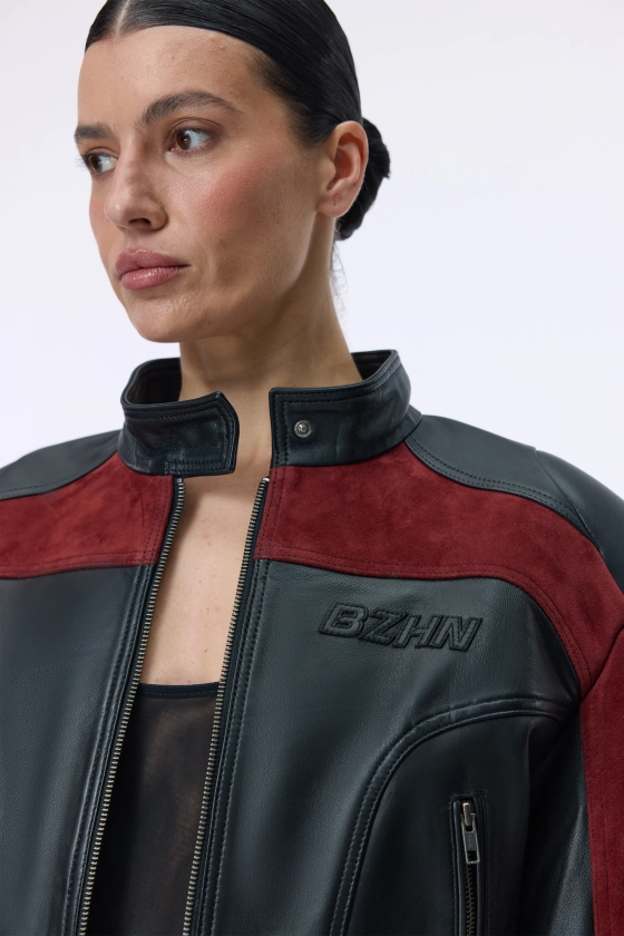 Split leather jacket - photo 5