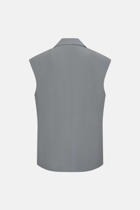 Oversized cotton vest - photo 2
