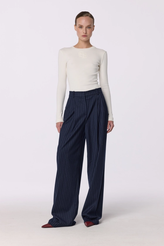 Relaxed wool pants - photo 3