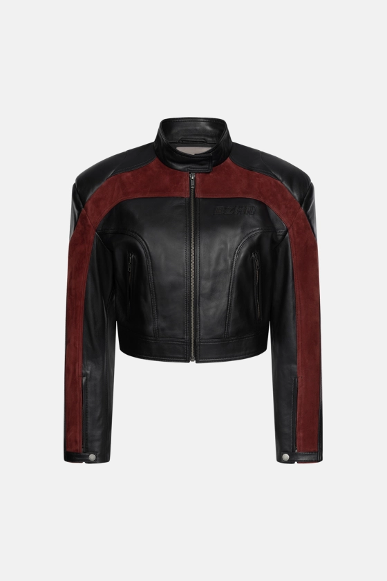Split leather jacket - photo 1